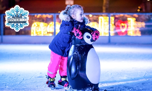 Schaatsen incl. schaatshuur en glijden + drankje bij Wintertijd Heerlen