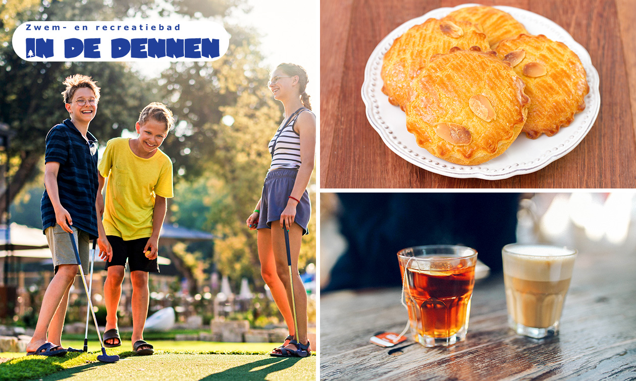 Minigolf + drank en koek of chips