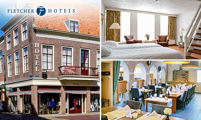 Overnachting voor 2 + evt. ontbijt en 3-gangendiner bij Fletcher Hotels