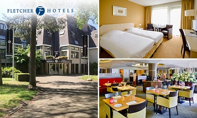 Overnachting voor 2 + evt. ontbijt en 3-gangendiner bij Fletcher Hotels