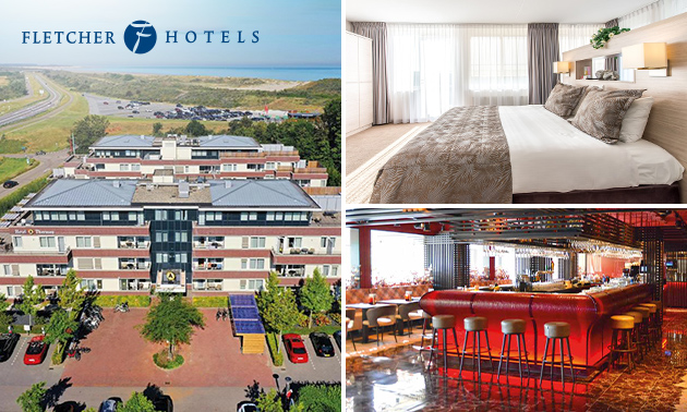 Overnachting voor 2 + evt. ontbijt en 3-gangendiner bij Fletcher Hotels