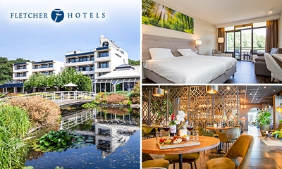 Overnachting voor 2 + evt. ontbijt en 3-gangendiner bij Fletcher Hotels