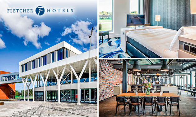 Overnachting voor 2 + evt. ontbijt en 3-gangendiner bij Fletcher Hotels