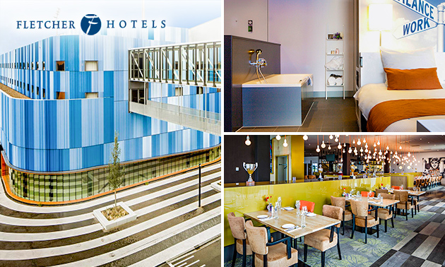 Nuit pour 2 + évtl. petit-déjeuner et dîner en 3 services au Fletcher Hotels