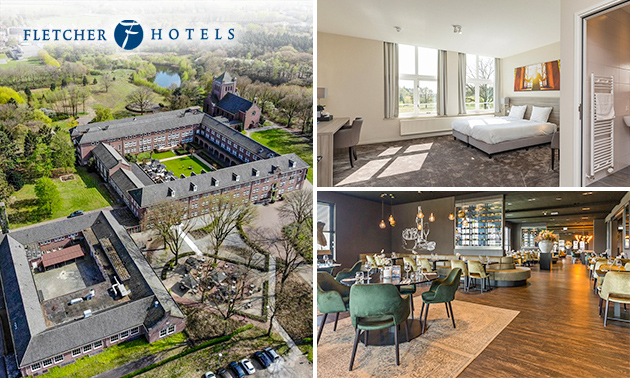 Overnachting voor 2 + evt. ontbijt en 3-gangendiner bij Fletcher Hotels
